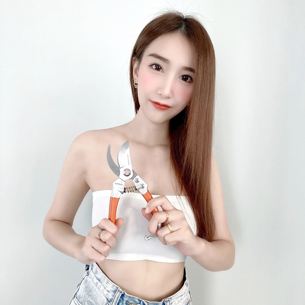 กรรไกรตัดกิ่งไม้ ปากนกแก้ว 8” JAPAN SABOTEN-086 - รูปที่ 2