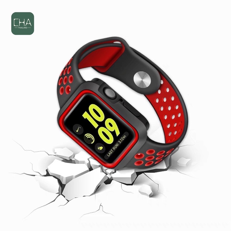 เคสแอปเปิ้ลวอช  พร้อมส่ง Case Silicon เคส สําหรับ appl.e watch series 8 7 6 5 4 3 2 1 ขนาด38/40/41/42/44/45mm ราคา ถูกที่สุด ดีลบีเคเค แกลเลอรีภาพที่ 7