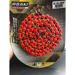 Osaki โซ่สีสะท้อนแสง 420-106ข้อ สีส้ม