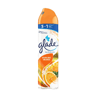 เกลดสเปรย์ปรับอากาศ กลิ่นสปาร์คกิ้ง ออเร้นจ์ 320 มล. Glade Aerosol Spray Air Freshener Sprakling Orange 320ml