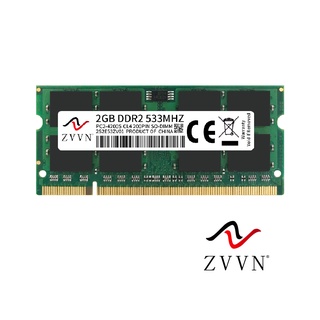 Zvvn หน่วยความจําแล็ปท็อป โน้ตบุ๊ก 2GB 200-Pin DDR2 SODIMM DDR2 533 (PC2 4200) 2S2E53ZV01