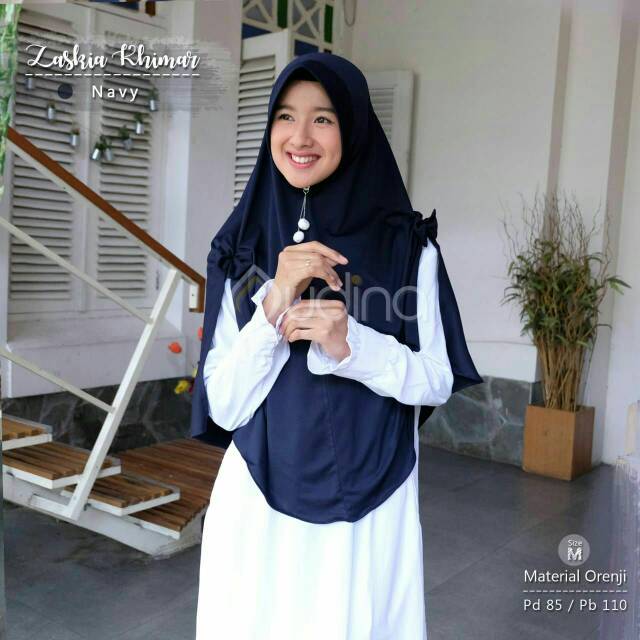 ZAKIA KHIMAR SIZE M ORI AUDINA BEAUTIFUL SYARI INSTANT HIJAB PET ANTEM PLAIN JUMBO HIJAB TODAY BRAND