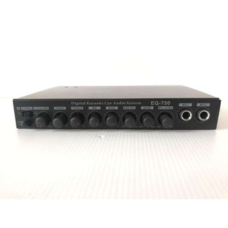 ﻿ปรีแอมป์รถยนต์7แบนด์ WITH SUBWOOFER OUTPUT MODEL eq-750