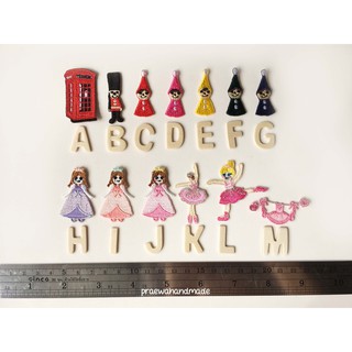 Soldier, princess&amp;ballet iron-on patch ตัวรีดติดเสื้อรูปเจ้าหญิงและบัลเล่ต์ขนาดเล็ก