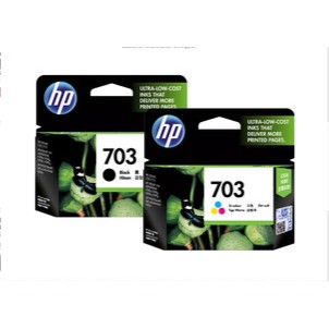 ตลับหมึกแท้ HP 703 ตลับหมึกเครื่องพิมพ์ HP K109A k209A K510 F735 สีดำ