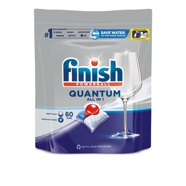 เม็ดล้างจาน finish ฟีนิช powerball quantum