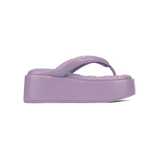 SHU PALETTE SOFT 2.5" BARE SKIN THONG WEDGE VIOLET รองเท้าส้นสูง