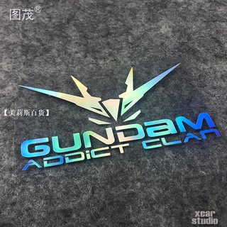 [สติกเกอร์รถ] สติกเกอร์สะท้อนแสง กันน้ํา สําหรับติดตกแต่งรถยนต์ GUNDAM Avatar wjt2699