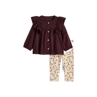 H&M Girl 2-piece cotton set 1075939