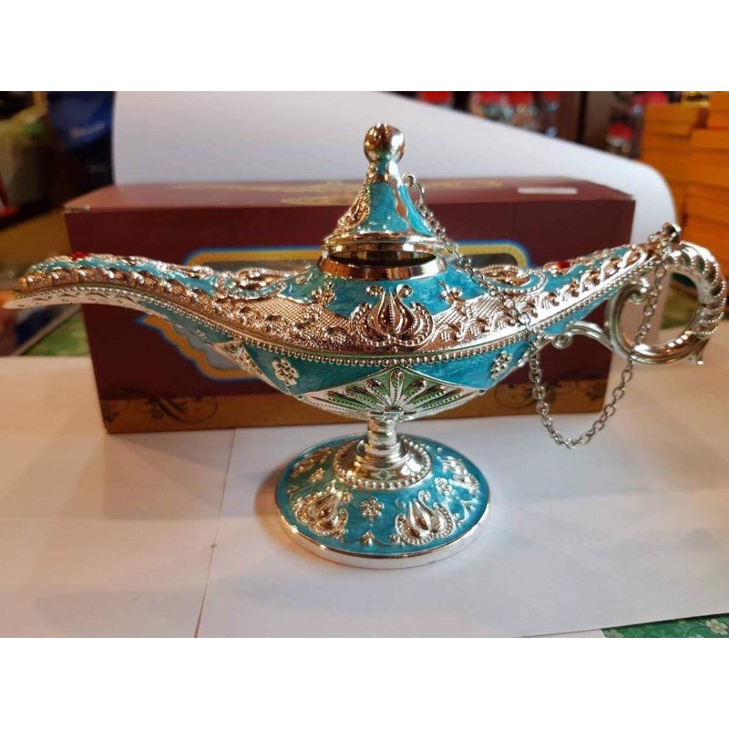 ตะเกียงอาลาดินใหญ่ Aladdin lamp สำหรับวางกำยาน ตั้งโชว์ ประดับตกแต่งบ้าน ราคา ถูกที่สุด ดีลบีเคเค แกลเลอรีภาพที่ 6