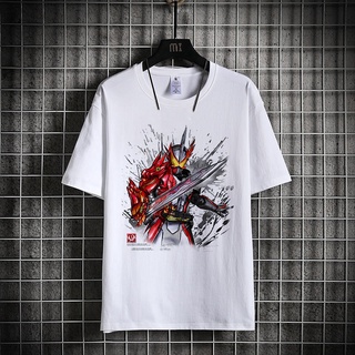 🔥Hot Sale🔥Kamen Rider Saint Blade ฤดูร้อนผู้ชายแขนสั้นเสื้อยืด bottoming เสื้อหลวมแนวโน้มครึ่งแขน saber อะนิเมะอุปกรณ์