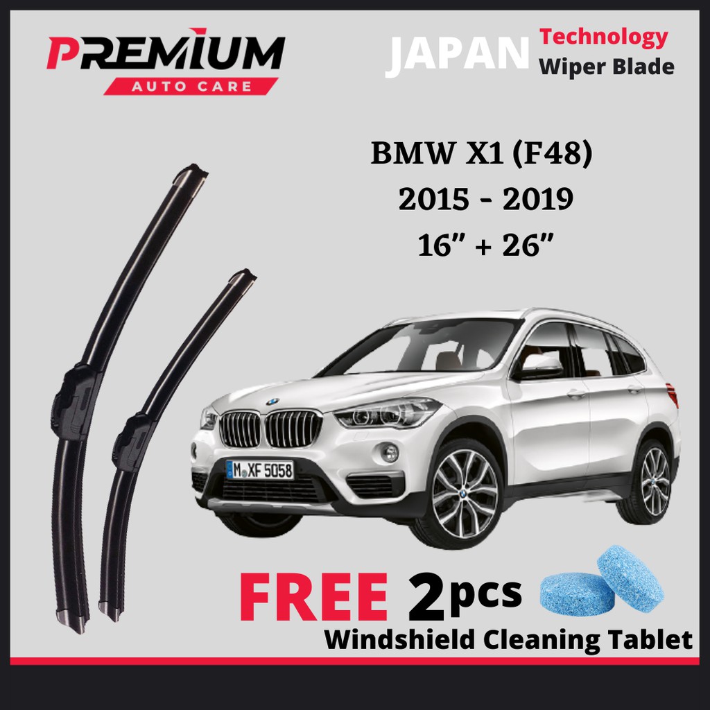 BMW X1 F48 [2015-2021] PREMIUM RUBBER WIPER BLADE JAPAN TECHNOLOGY WIPER BLADE WINDSCREEN WIPER BLAD