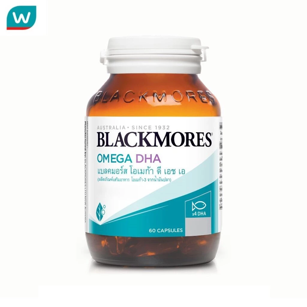 Blackmores แบลคมอร์ส โอเมก้า ดีเอชเอ 60 แคปซูล