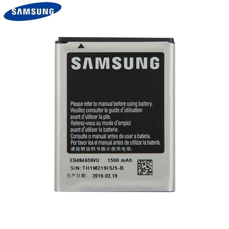 แบตเตอรี่ Samsung Original EB484659VU สำหรับ Samsung GALAXY W T759 I8150 S8600 S5820 I8350 I519 X ฝา