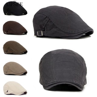 หมวกกันน็อกผู้ชายแบบย้อนยุคของผู้ชาย Ivy Hat Newsboy Driving Cap Cabbie Flat