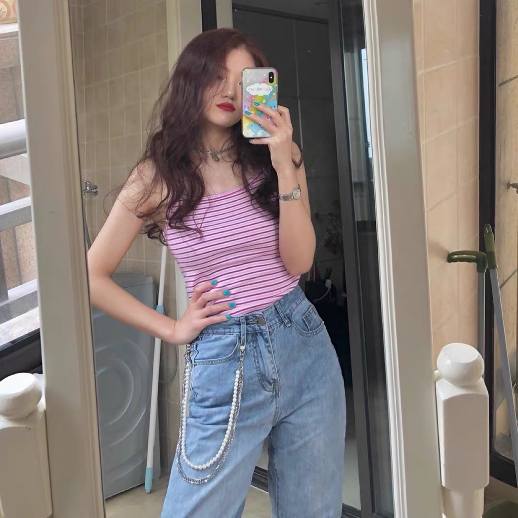 สายโซ่โลหะแขวนกางเกงยีนส์เอวสูงสไตล์พังก์เซ็กซี่สําหรับผู้ชายและผู้หญิง - รูปที่ 2