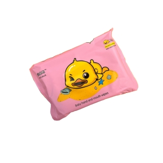 โปรโมชั่น : พร้อมส่ง ทิชชู่เปียกน้องเป็ด 1ห่อ คละสี