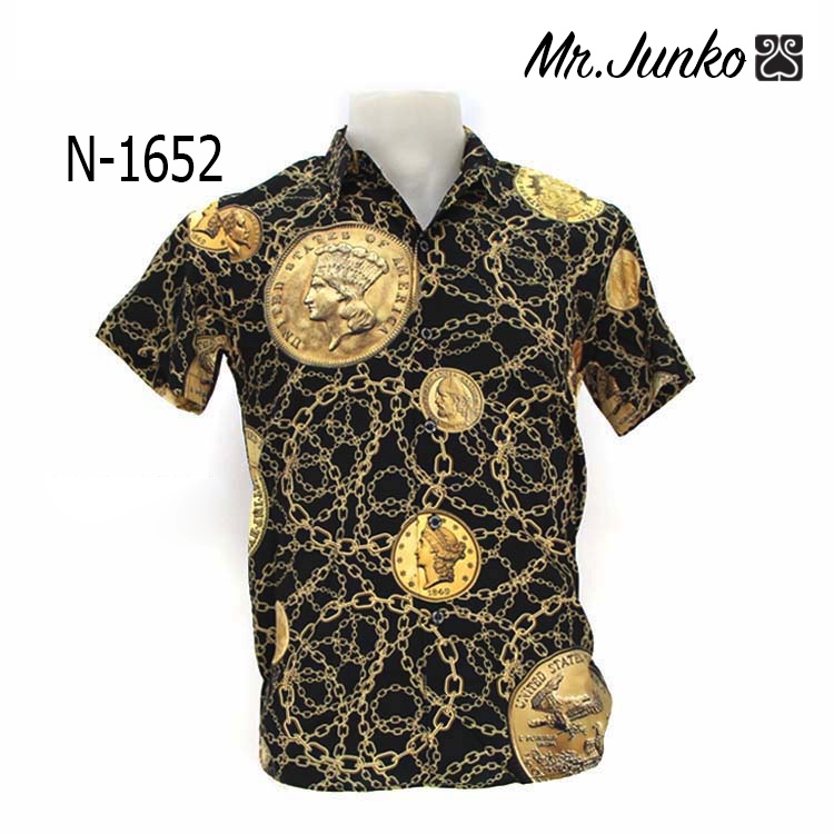 ⚡ ส่งฟรี⚡เสื้อเชิ้ต เสื้ออาเสี่ย Mr-Junko ผ้านิ่มใส่สบายไม่ร้อน N-1652