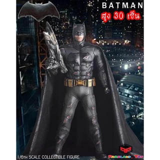 โมเดล แบทแมน ชุดดำ สูง 30 เซ็น Model Batman dc comics crazy toys Scale 1:6 tall 30CM