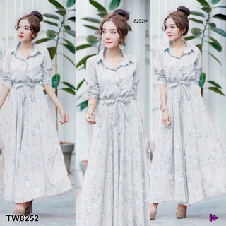 MaxiDress แม็กซี่เดรสเชิ้ต แขนยาว