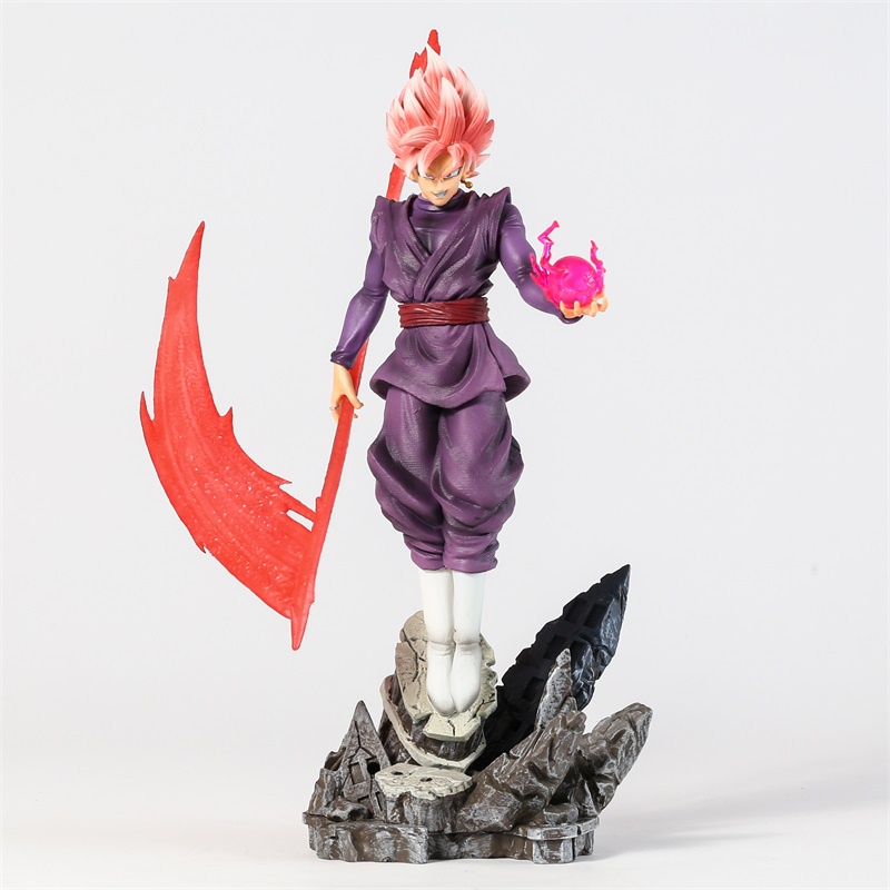 Dragon Ball Super Saiyan Rose Goku Black Zamasu Pvc Collection Model Statue Anime Figure Toy 8336