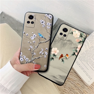 เคสโทรศัพท์มือถือ Tpu ลายดอกพลัมสไตล์จีนสําหรับ Samsung Galaxy Note 8 9 10 20 Note 10 Lite Note 10 Plus J2 J3 J5 J7 C9 Pro J2 J5 J7 Prime J7 Plus J4 J6 J8 Plus 2018