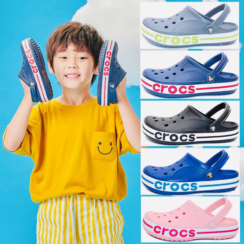 💥พร้อมส่ง จัดส่งเร็วจาก กทม.💥รองเท้าเด็ก CROCS Bayaband Clog Kids ถูกกว่า Shop ใ