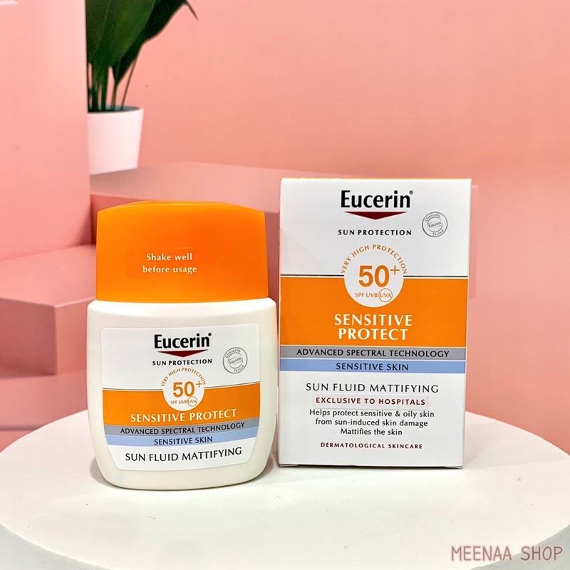 EUCERIN SUN FLUID MATTIFYING FACE SPF50+ Shopee Thailand