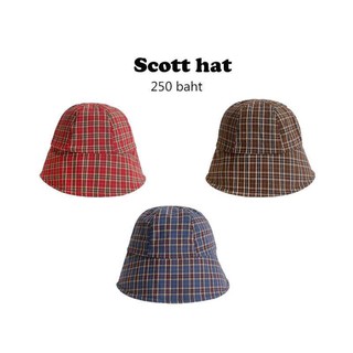 scott hat (หมวกลายสก็อต)