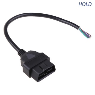 Hold OBD2 ปลั๊กเชื่อมต่อ ตัวผู้ 16Pin สําหรับอะแดปเตอร์ขยาย ELM327 OBD