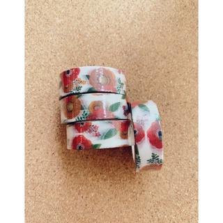 🌺 ORANGE CALENDULA FLOWER WASHI TAPE 🌺  วาชิเทป เทป ดอกไม้ ส้ม คาเลนดูล่า