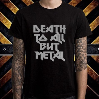 เสื้อยืดแขนสั้นผ้าฝ้ายพิมพ์ลาย Death All But Death All But สําหรับผู้ชาย