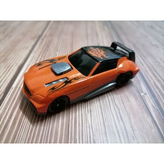 โมเดลรถยนต์ MAJORETTE MUSTANG SUPER TURBO ORANGE FICTION RAZER DIECAST