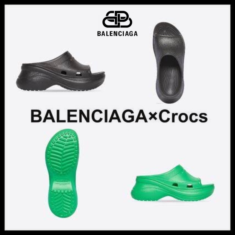 Crocs Ft BALENCIAGA/CROCS BAE/CROCS PLATFOR/CROCS ORIGINAL/CROCS SANDALS - BALENCIAGA SLIDE