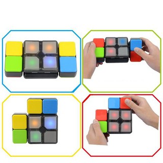 รูบิค Rubik Flip slide 4โหมดเกม พร้อมเสียง แสง - Music light Variety Rubik Cube