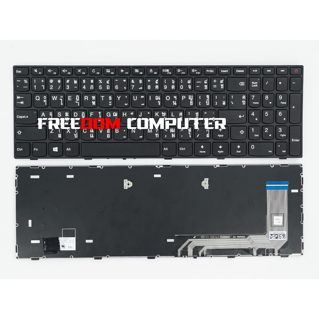 KEYBOARD IBM LENOVO คีย์บอร์ด Lenovo IDEAPAD 110-15ISK ไทย อังกฤษ