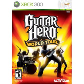 แผ่น XBOX 360 Guitar Hero World Tour ใช้กับเครื่องที่แปลงระบบ JTAG/RGH