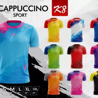 เสื้อกีฬา คาปูชิโน่ K8 ราคาถูก (S-XL)-#-1