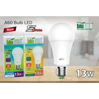 Bio blub Bio energys หลอดไฟ  LED 13 WATT Buld A60 แสงขาว