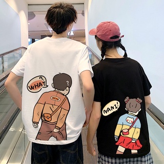 เสื้อยืดแขนสั้น ผ้าฝ้าย ระบายอากาศได้ดี พิมพ์ลายการ์ตูนน่ารัก แฟชั่นฤดูร้อน สําหรับเด็กผู้ชาย และเด็กผู้หญิง