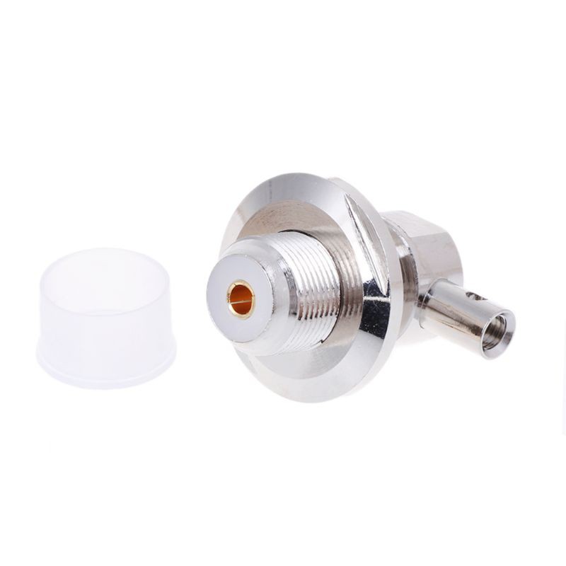 SO239 UHF ขั้วต่อ RF มุมขวา ตัวเมีย สำหรับสายโคแอกเชียล RG58 RG142 LMR195