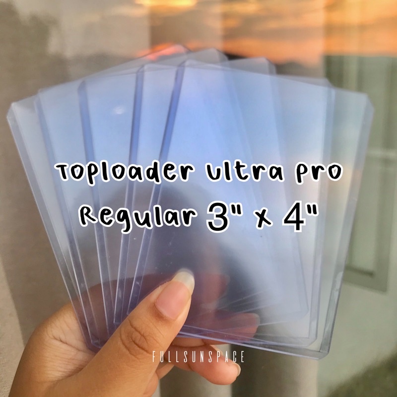 [MIN BUY 3] TOPLOADER ULTRA PRO REGULAR 3" x 4"