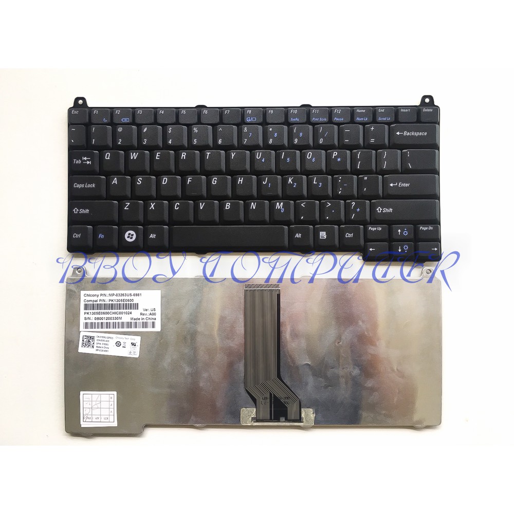 DELL Keyboard คีย์บอร์ด DELL VOSTRO 1310 1320 1510 1520 2510