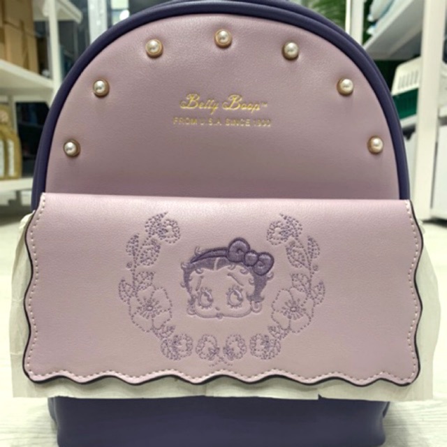 กระเป๋า Betty Boop สีม่วงน่ารัก พร้อมส่ง