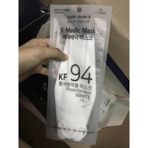 (พร้อมส่ง) K-medic KF94 mask หน้ากากอนามัยเกาหลีKF94 (1ชิ้น)