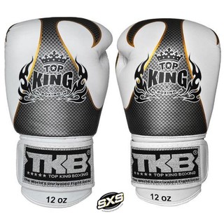 TOP KING Gloves Empower TKBGEM 01 WHITE Silver