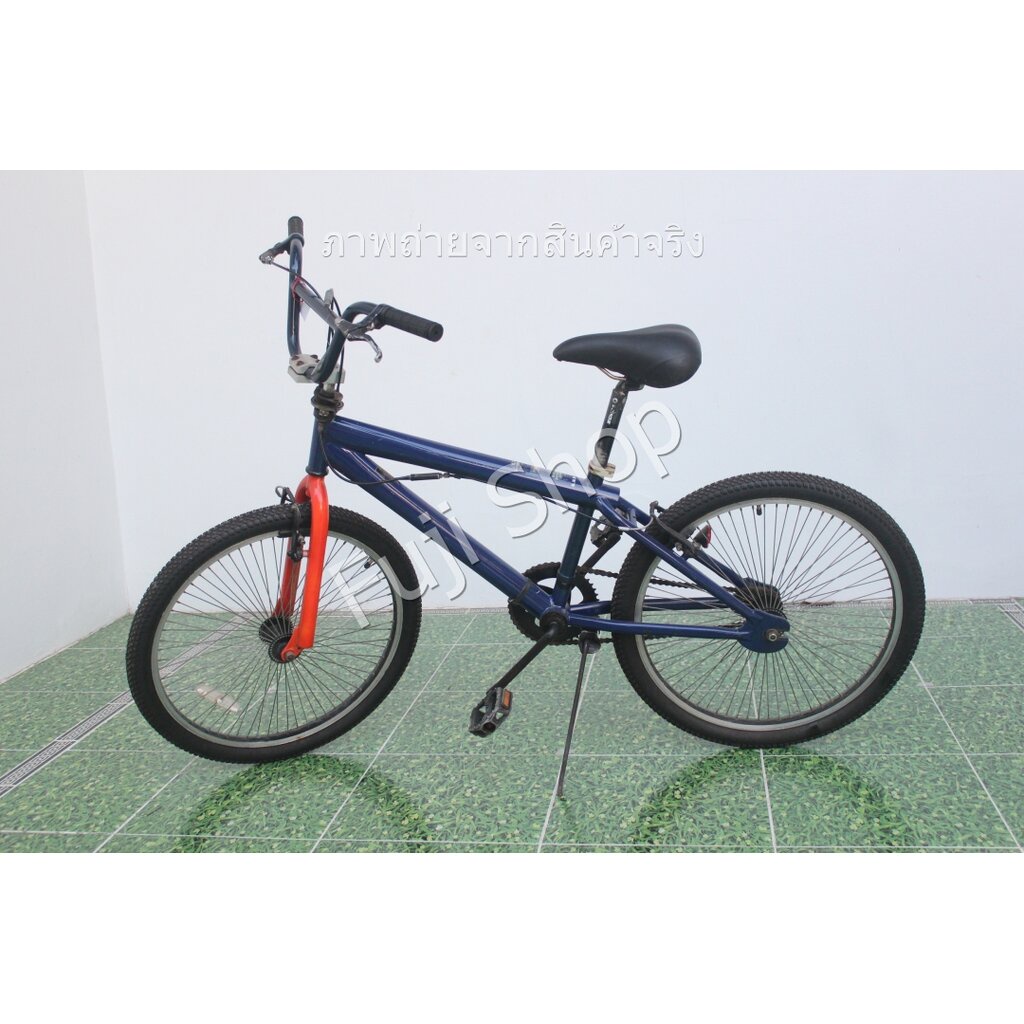 จักรยาน BMX ญี่ปุ่น - ล้อ 24 นิ้ว - ไม่มีเกียร์ - สีน้ำเงิน [จักรยานมือสอง]