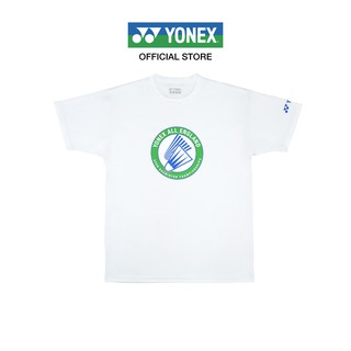 YONEX MENS T-SHIRT ALL ENGLAND 2020 YOB20003EX เสื้อคอกลม ผ้าโพลีเอสเตอร์ เนื้อสัมผัสนุ่มสบาย