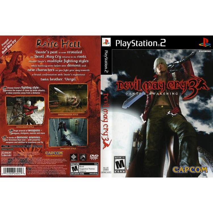 DEVIL MAY CRY 3 SPECIAL EDITION [PS2 US : DVD5 1 Disc]