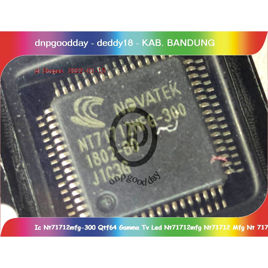 Ic Nt71712mfg-300 Qtf64 Gamma Tv Led Nt71712mfg Nt71712 Mfg Nt 71712 300